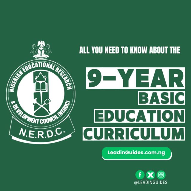 Nigerian 9-Year Basic Education National Curriculum