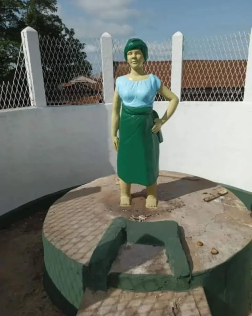 Classroom Stories for Nigerian Children - Statue of Princess Inikpi
