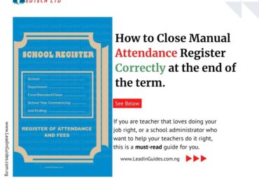 Closing Attendance Register Termly